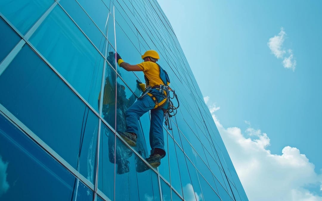 How Do People Clean High-Rise Buildings?