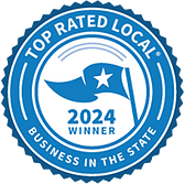 best rated business of 2024 badge